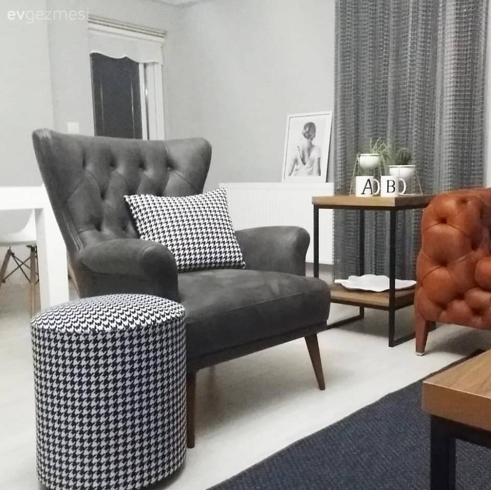 Yanık Turuncu ve Grinin Sıcak Enerjisi: Birsen Hanım'ın Şahane Dekoru