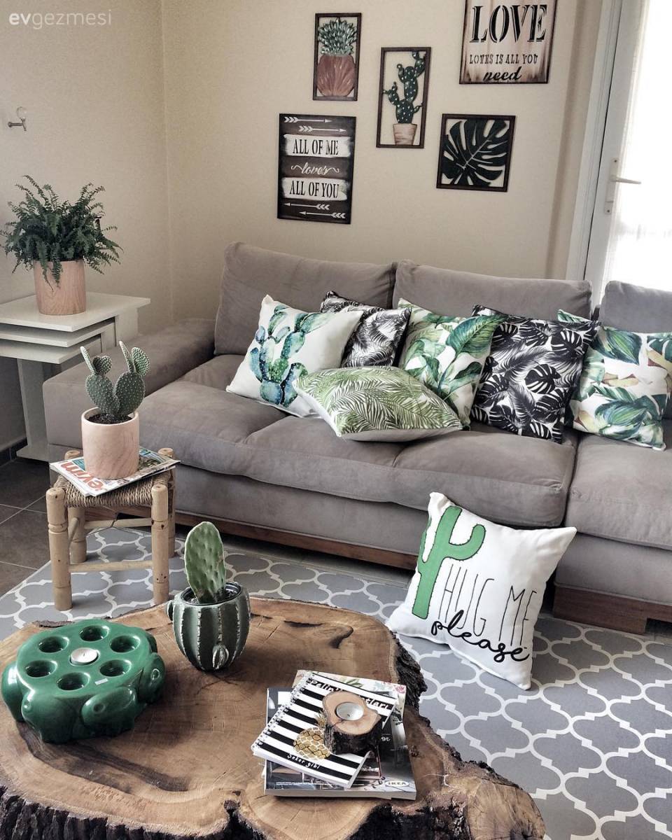 Cıvıl cıvıldan doğallığa. Pelin hanımın evinin eski ve yeni dekoru..