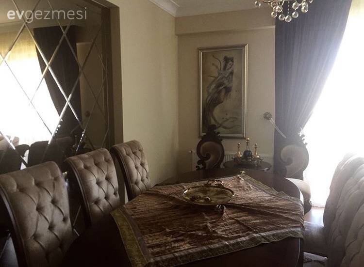 Klasik stile sade bir yorum. Müge hanımın sofistike evi..