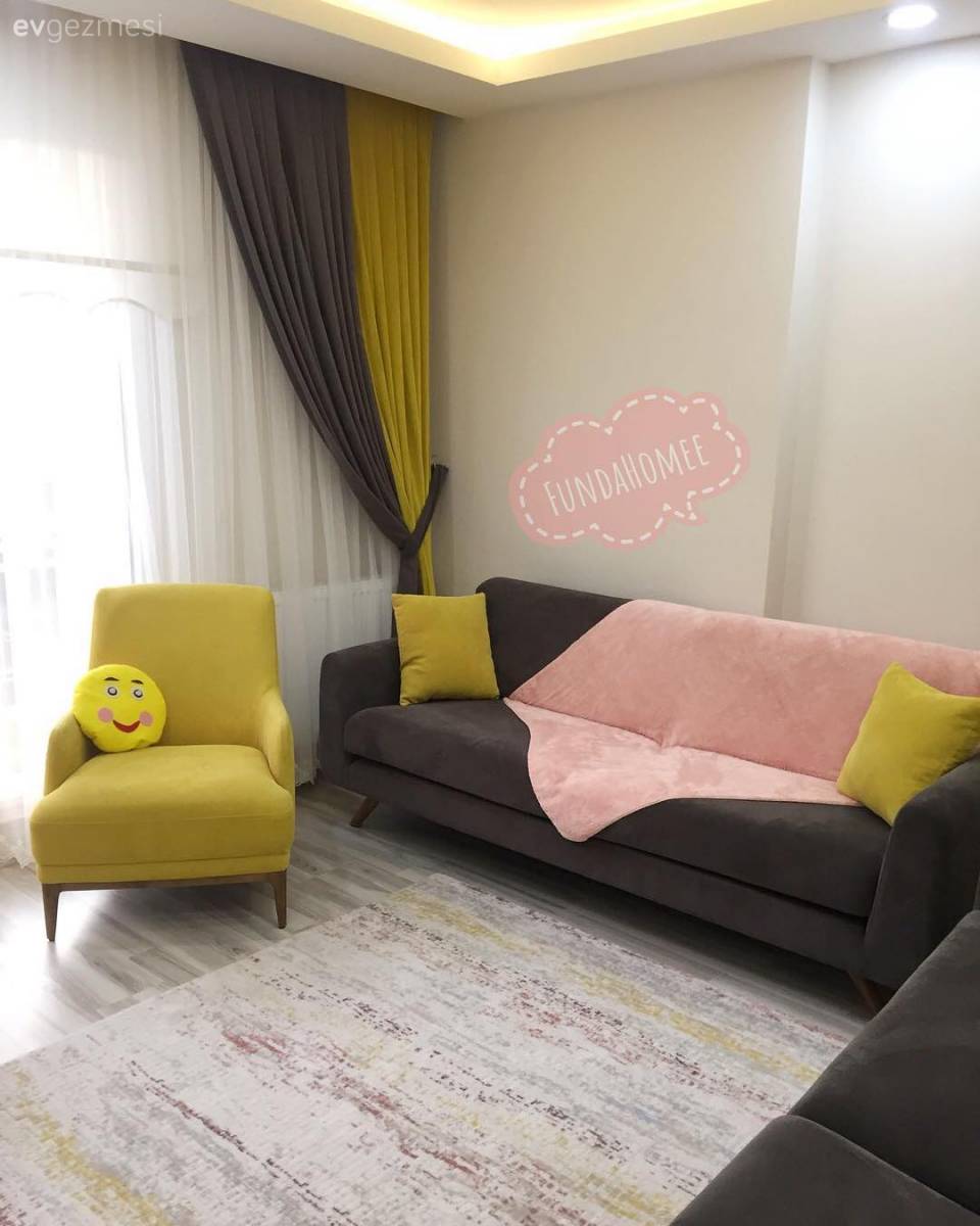 Modern stile sıcaklık katan dokunuşlar. Funda hanımın keyifli evi..