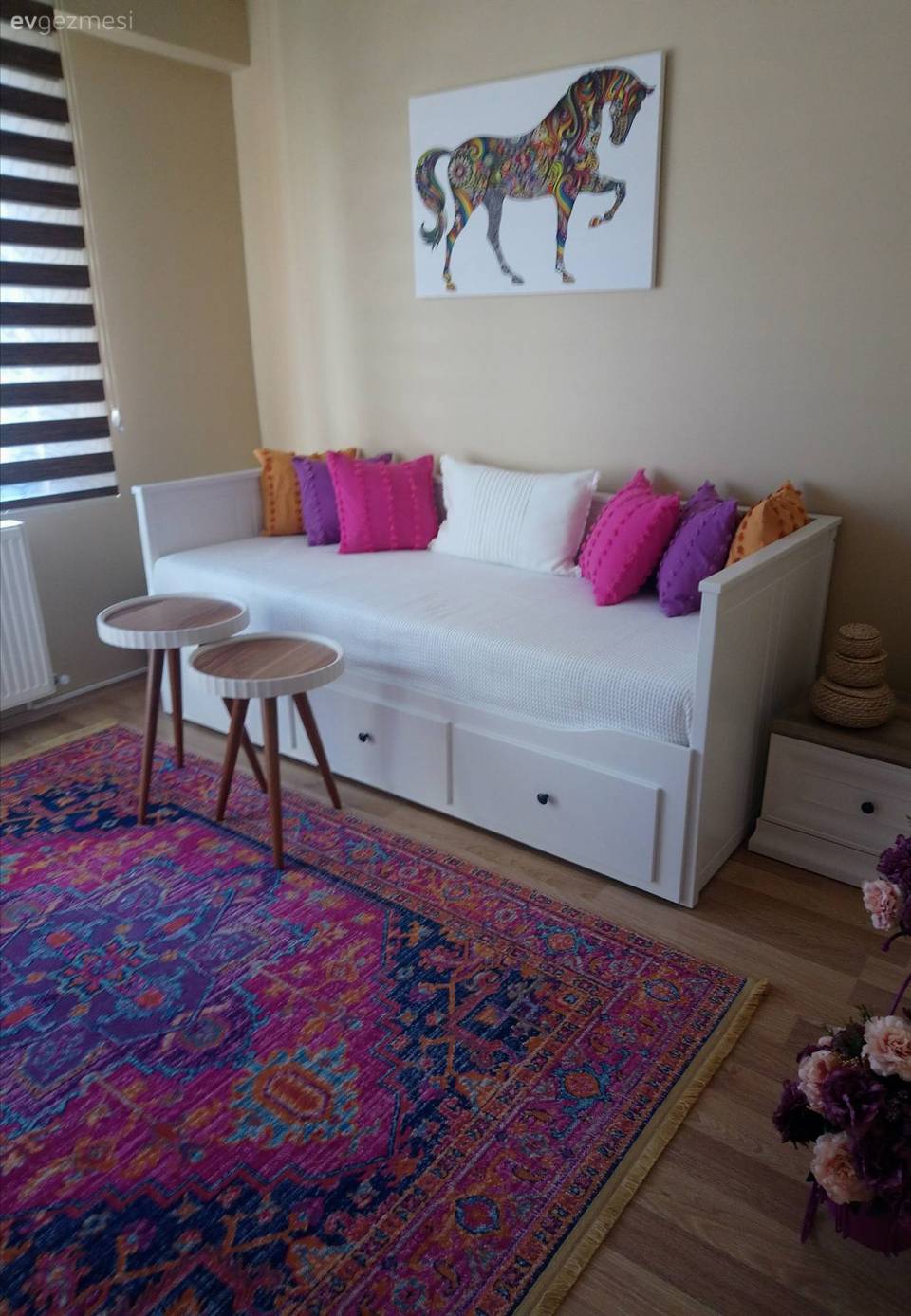 Modern stile etnik dokunuşlar. Miray hanımın özgün evi..