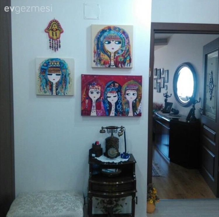 Berna hanımın klasik stilde, zamansız evi..