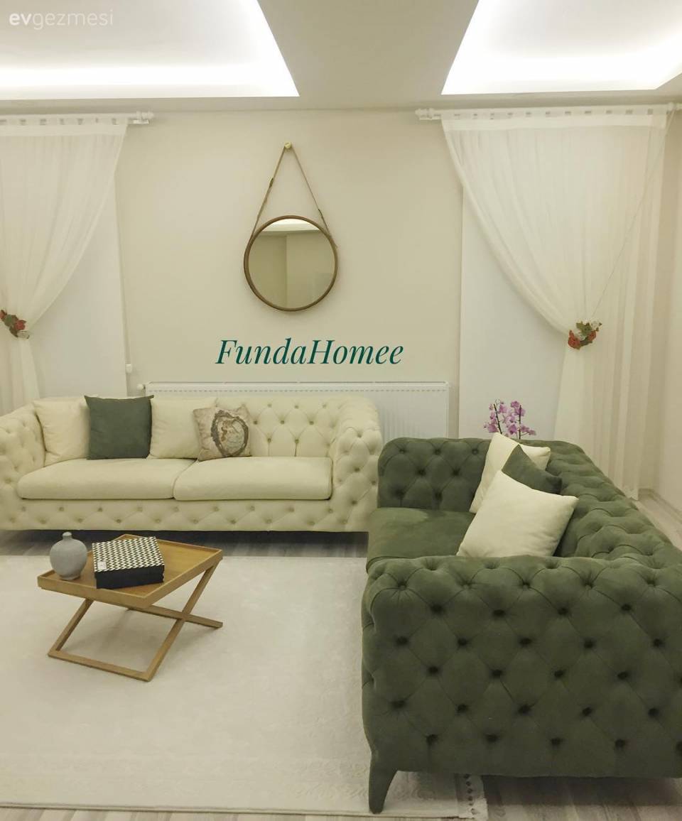 Modern stile sıcaklık katan dokunuşlar. Funda hanımın keyifli evi..
