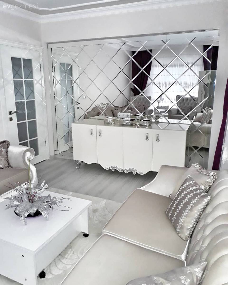 Baklava Aynalar ile Güzelleşmiş Dekorlar: Farklı Odalar, Farklı Uygulamalar!