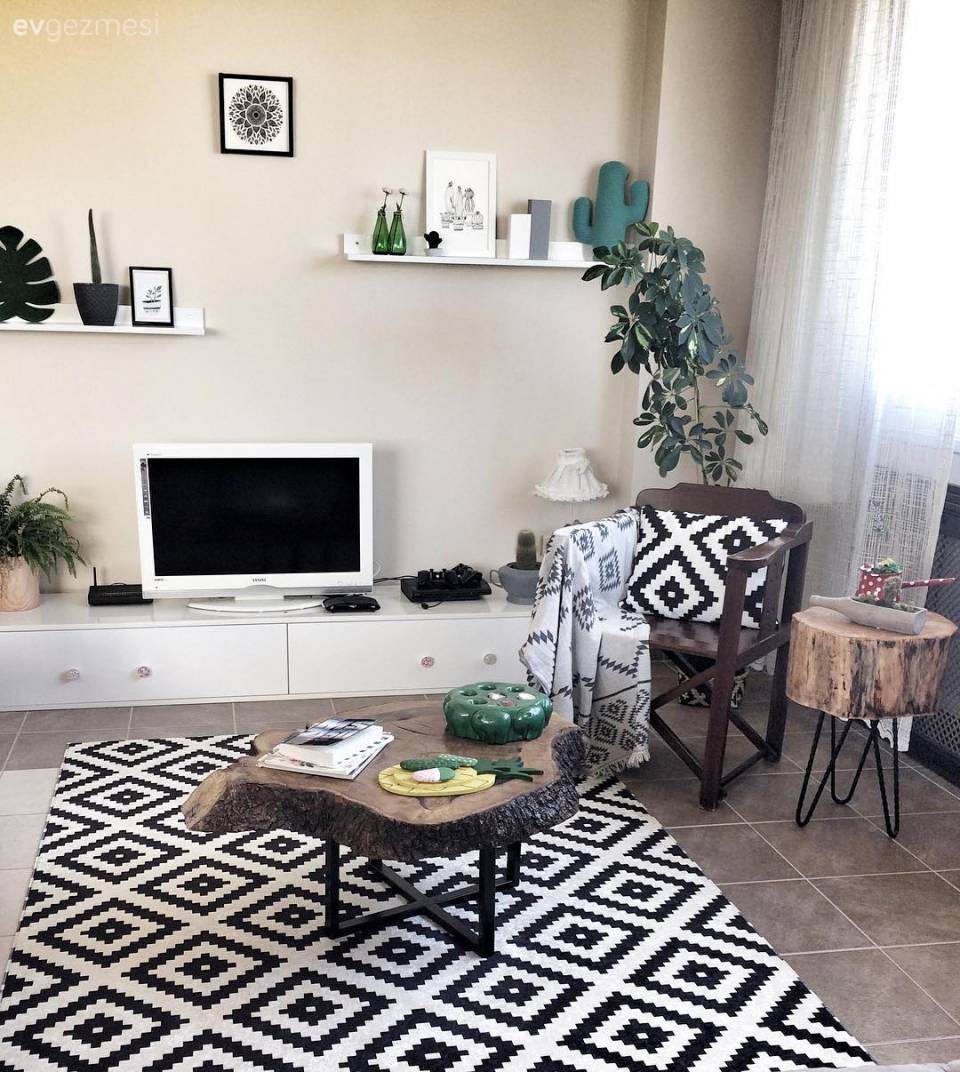 Cıvıl cıvıldan doğallığa. Pelin hanımın evinin eski ve yeni dekoru..