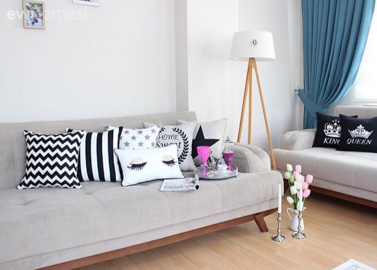 Berra hanımın abartıdan uzak, iç açıcı ve sakin evi..