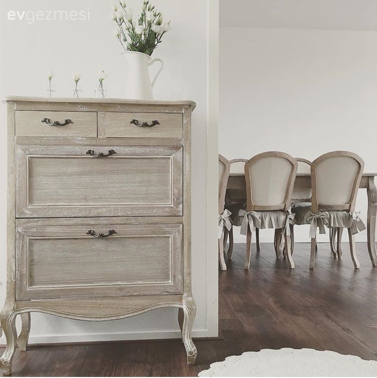 Ayşe hanımın antik stilde, sade ve göz alıcı evi..