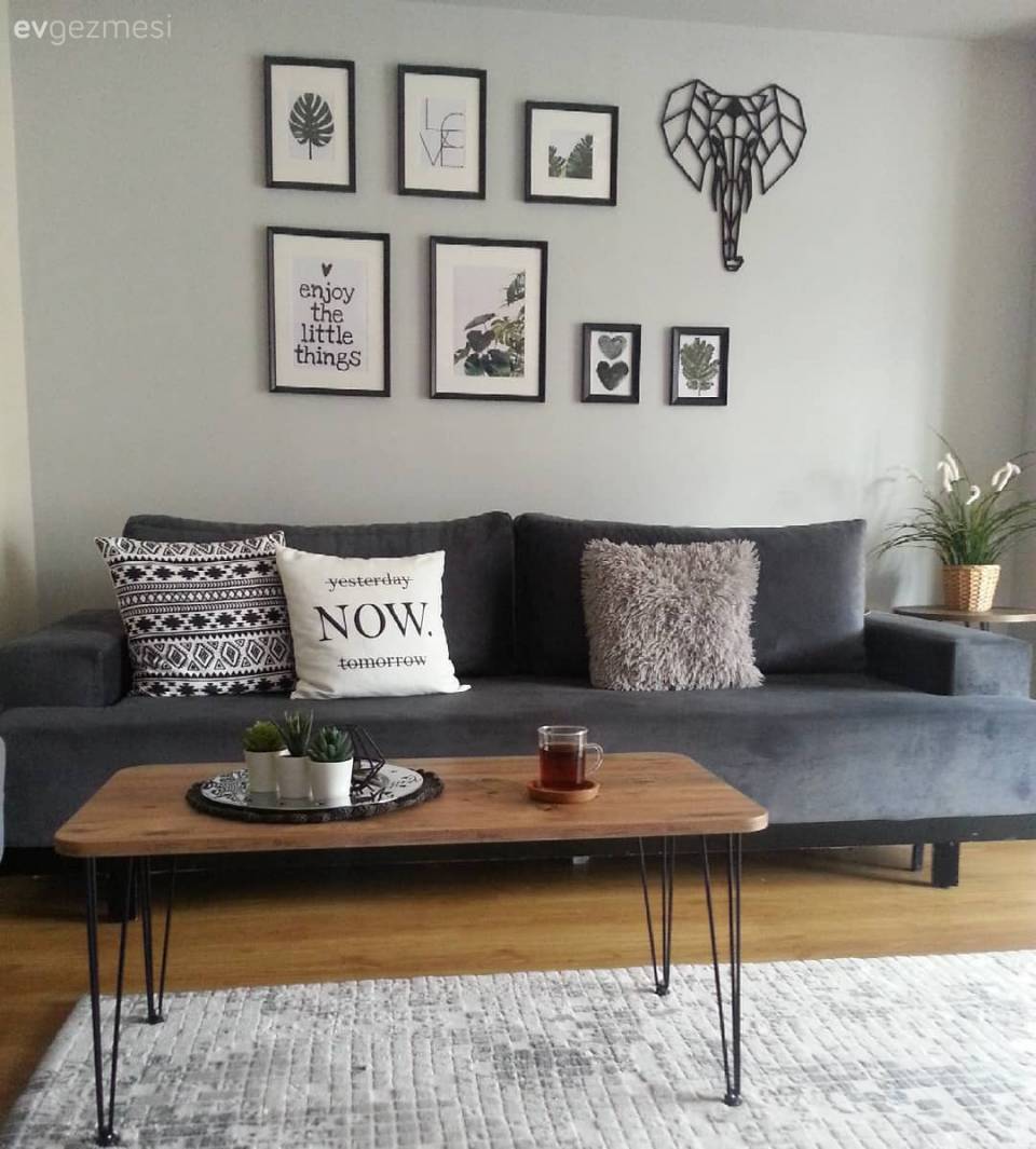 Bu Evde Modern Stil El Emeği Dokunuşlar ile Kimlik Kazanmış