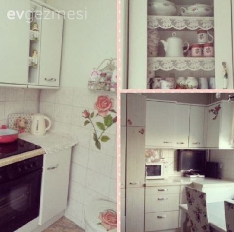 Heykelimsi mobilyalarla Nesrin hanımın antik stil evi..