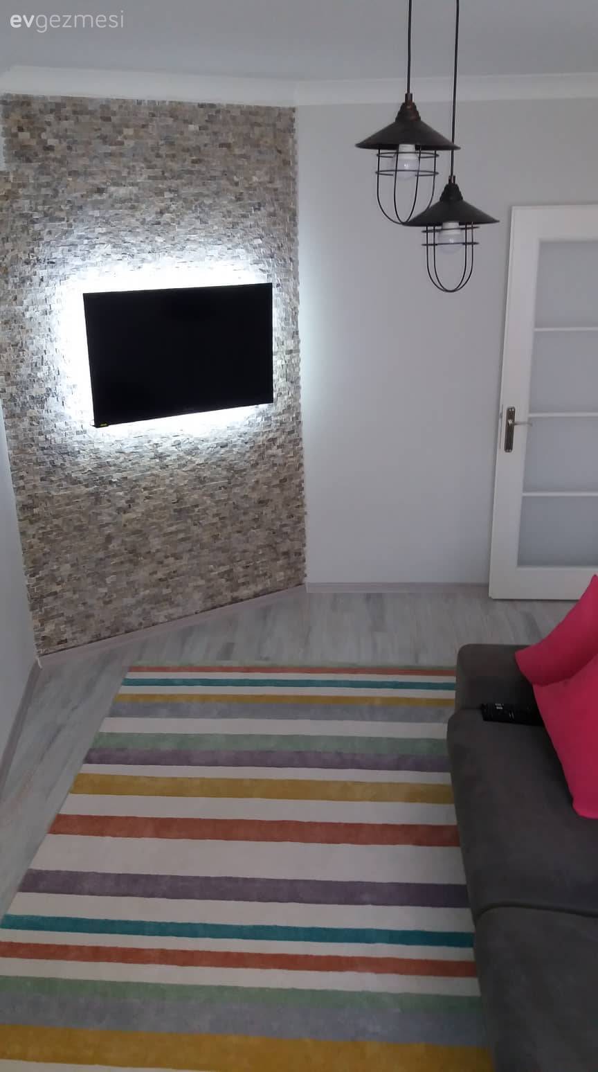 Modern çizgiye klasik dokunuşlar. Melike hanımın özgün ve stil sahibi evi..
