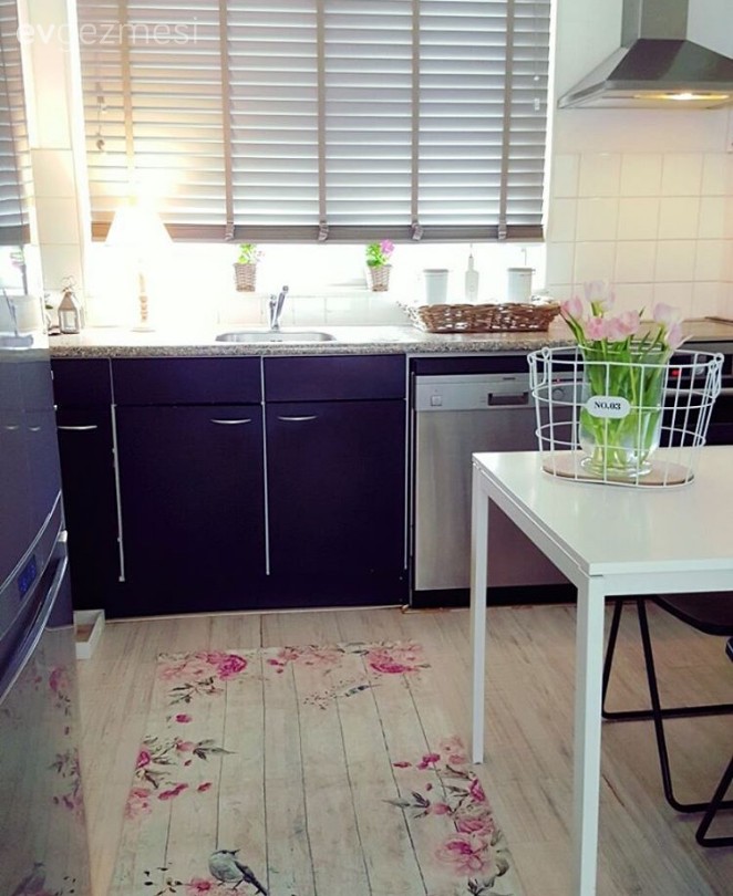 Modern stile şık dokunuşlar.. Güneş hanımın keyifli evinden.