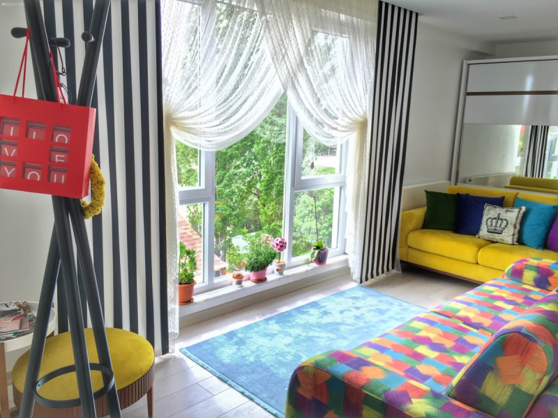 Merve hanımın tamamını kendi tasarladıkları, uyumlu ve şık evi..