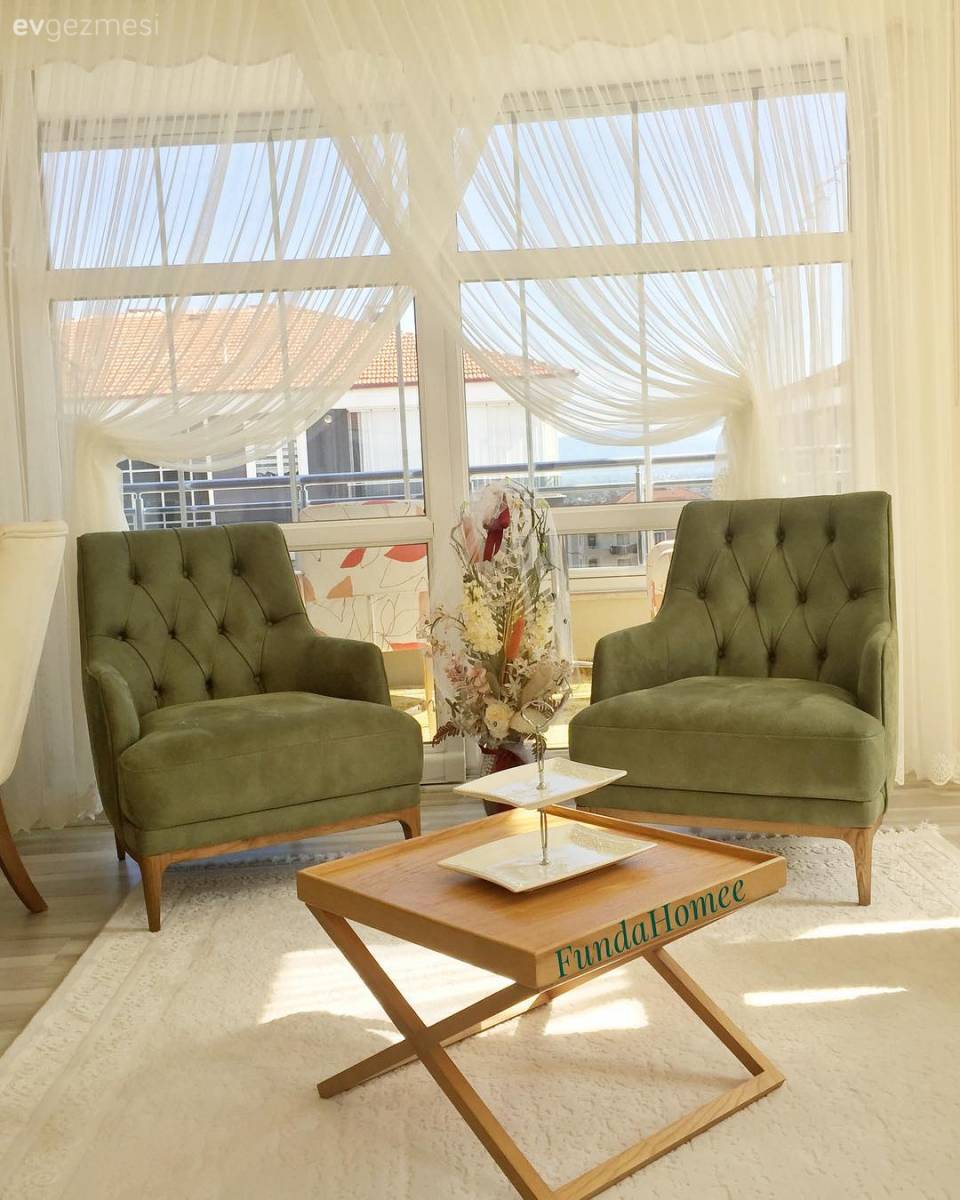 Modern stile sıcaklık katan dokunuşlar. Funda hanımın keyifli evi..