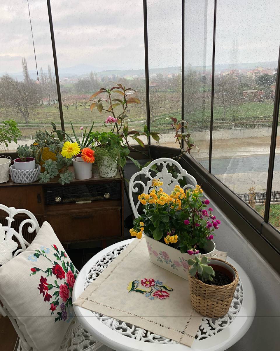 Doğal seçimler, keyifli bir dekor. Nil hanımın evinden..