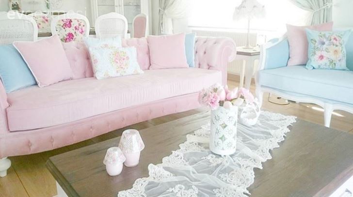 Nazmiye hanımın her köşesi özenilmiş, country stil, cıvıl cıvıl evi..