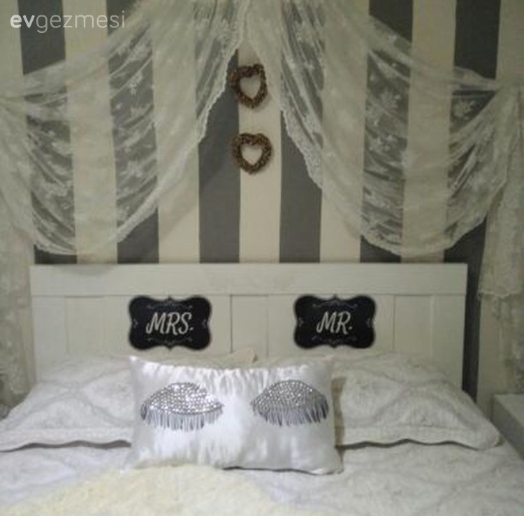 Boyanıp, romantik bir hava kazanan bir takım: El emeği bir dönüşüm..