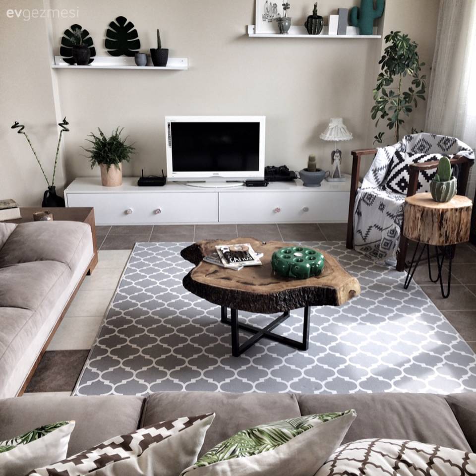 Cıvıl cıvıldan doğallığa. Pelin hanımın evinin eski ve yeni dekoru..