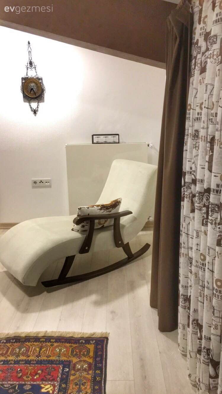 Merve hanımın tamamını kendi tasarladıkları, uyumlu ve şık evi..