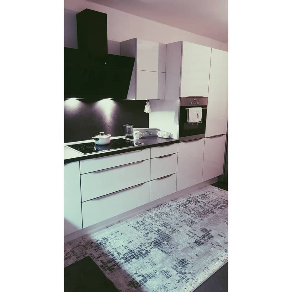 Serin renklere sıcak dokunuşlar. Eda hanımın evinden..