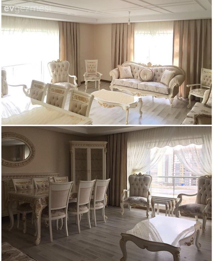 Zamansız bir dekor: Klasik stilde göz alıcı ve sıcak bir ev..