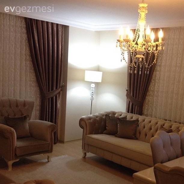 Klasik stil, göz alıcı görünüm. Aslı hanımın evinden..