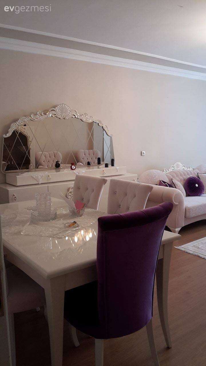 Klasik esintilerle konforlu ve şık.. Çiğdem hanımın evi..