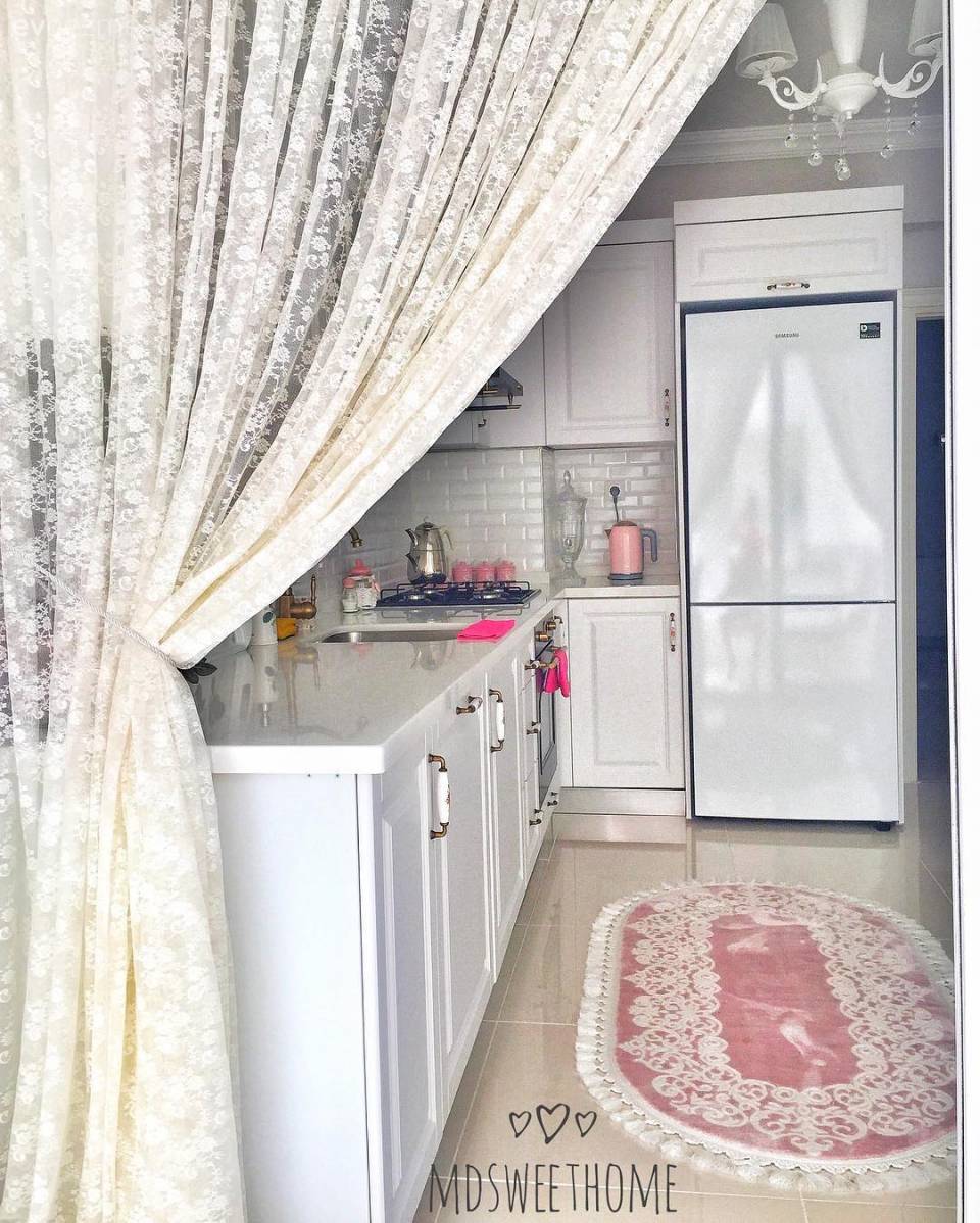 Pastel tonlar ile rahatlatıcı ve sıcak bir ortam. Duygu hanımın evi.