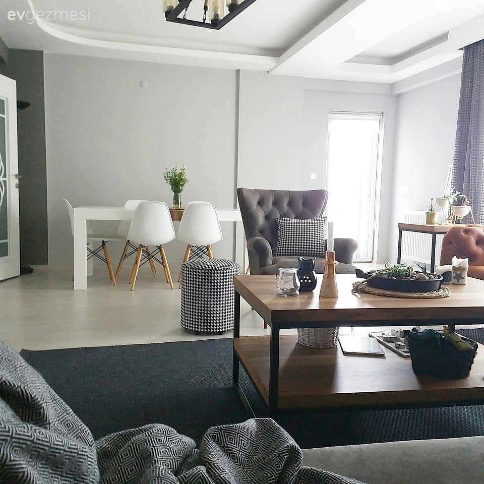 Yanık Turuncu ve Grinin Sıcak Enerjisi: Birsen Hanım'ın Şahane Dekoru