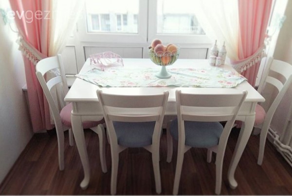 Duygu hanımın emeği ve zevkini kattığı, zarif ve tatlı evi..