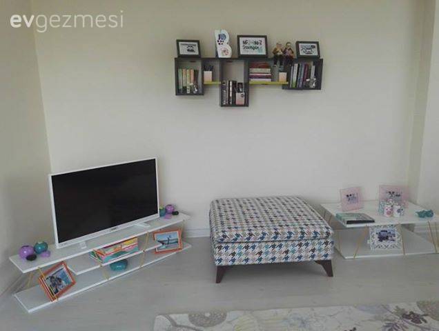 Modern stile canlı dokunuşlar.. Hüsra hanımın yeni evinden.