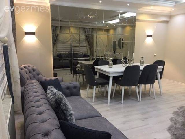 Bu Salonda Modern Stile Işıltı Katan Dokunuşlar Var!