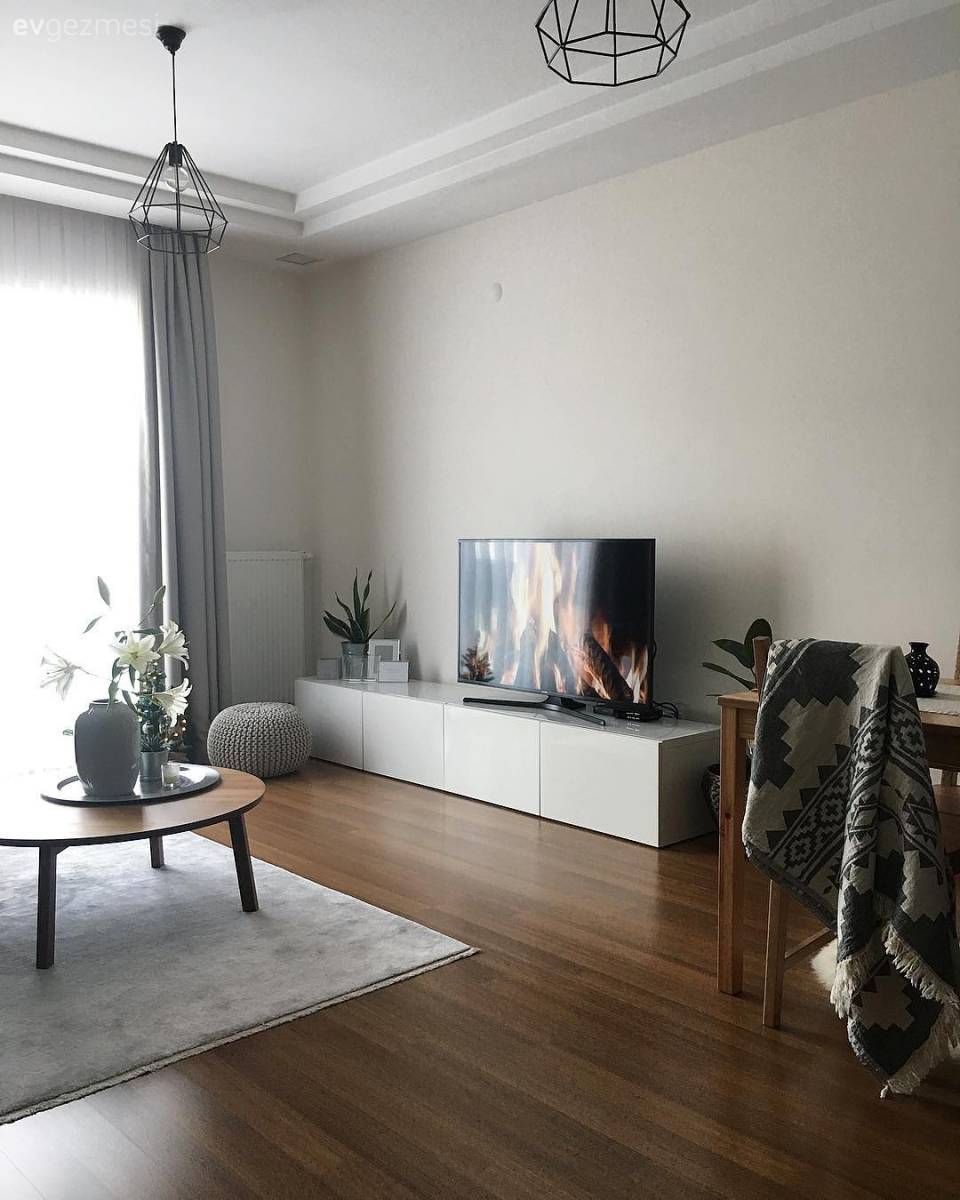 İskandinav esintilerle aydınlık ve doğal. Seden hanımın evi..