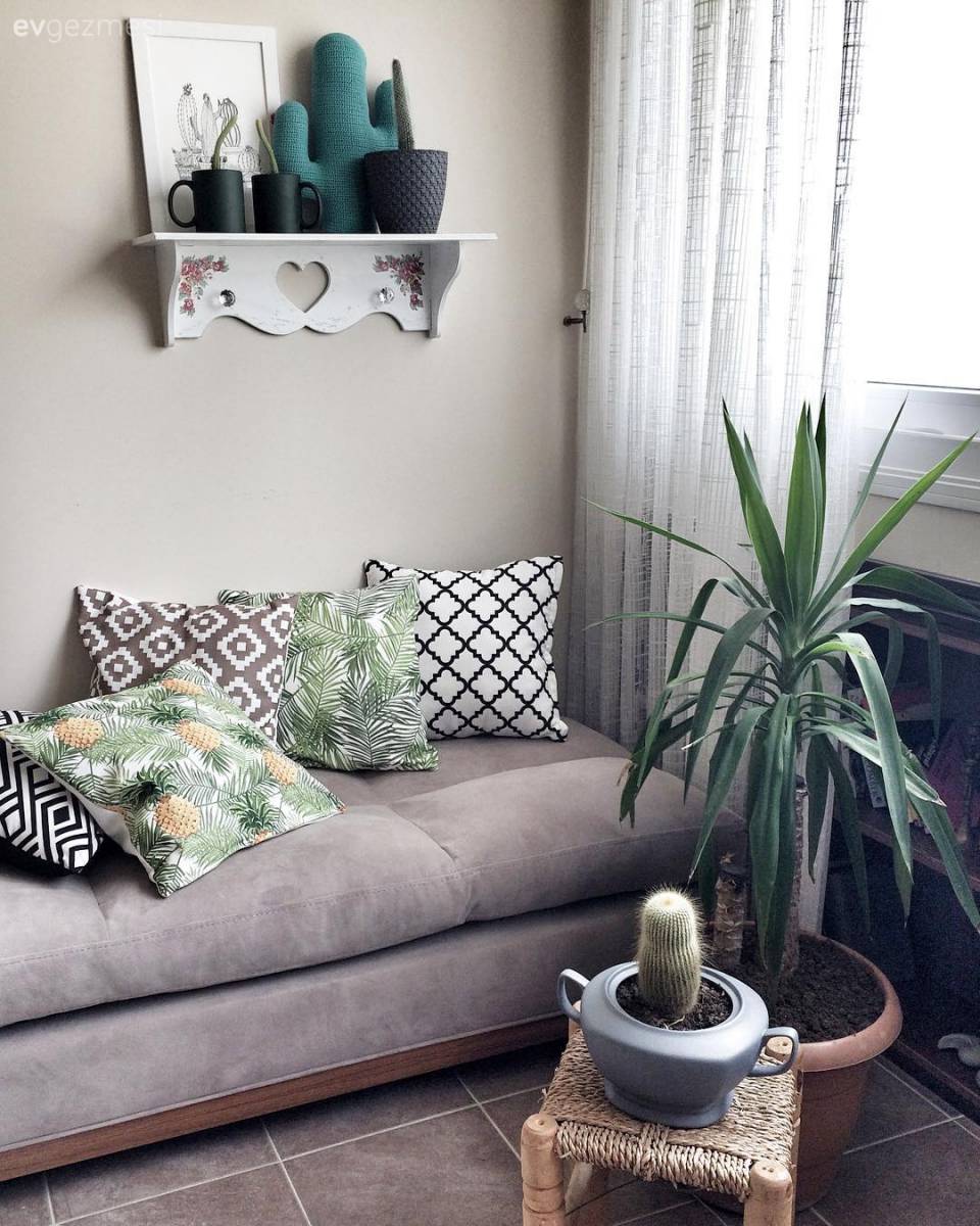 Cıvıl cıvıldan doğallığa. Pelin hanımın evinin eski ve yeni dekoru..