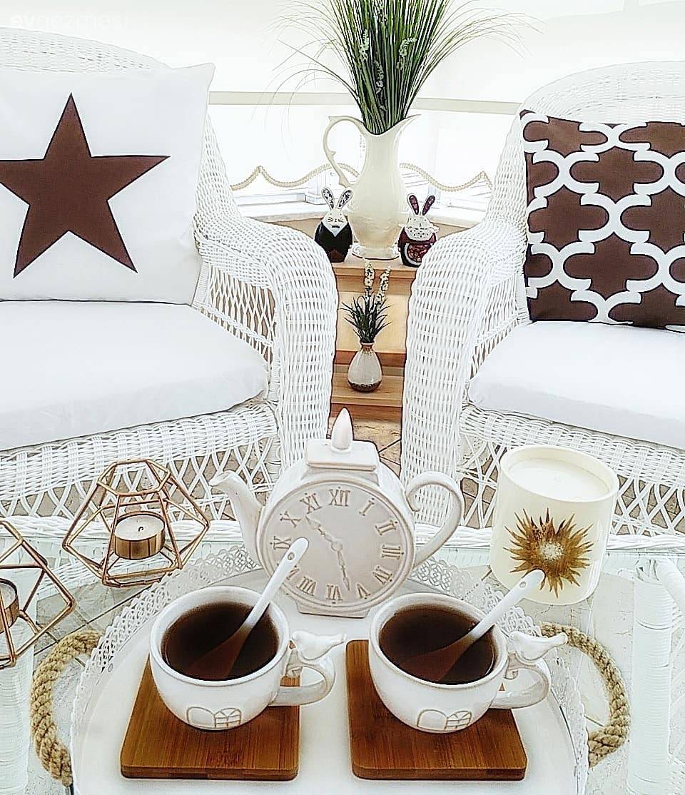 Tam keyif yapmalık balkon, aydınlık ve ferah mutfak. Seher hanımın evinden..