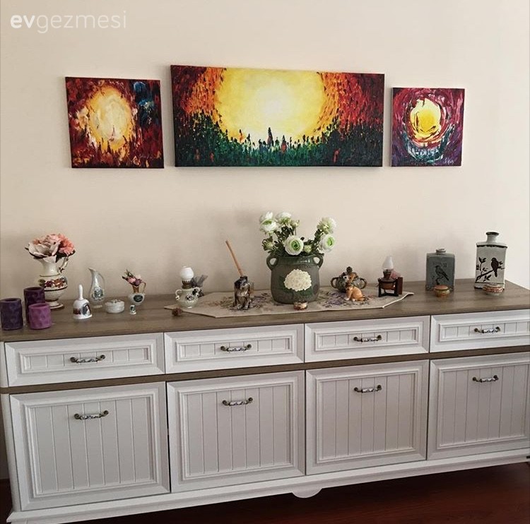 Selda hanımın odağında sıcaklık olan keyifli evi..