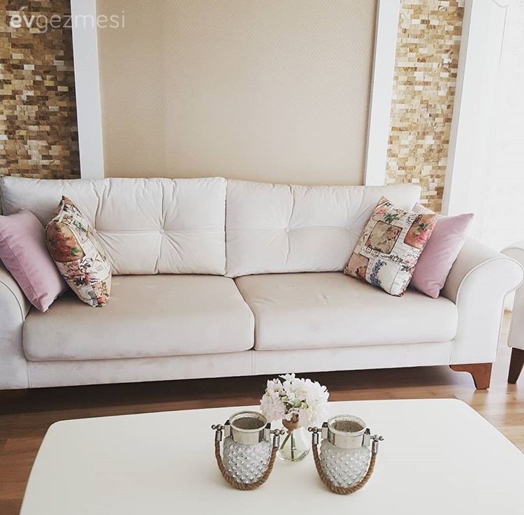 Keyifli detaylarla dolu naturel ve romantik bir ev..