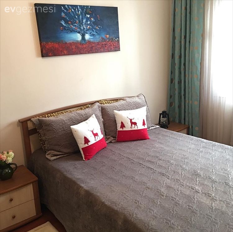 Selda hanımın odağında sıcaklık olan keyifli evi..