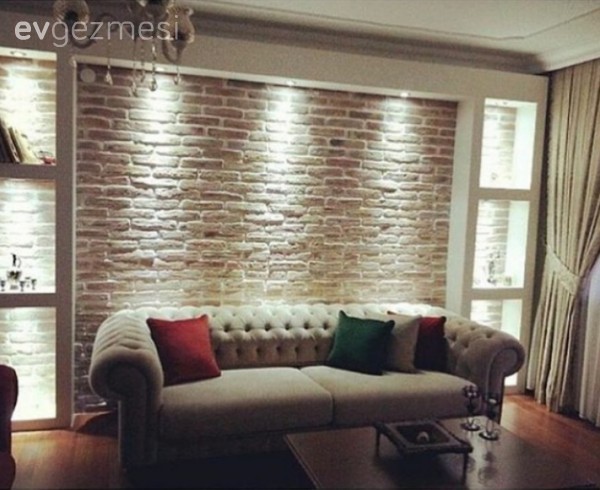 Her odasında farklı bir stille, çok zevkli döşenmiş sıcacık bir ev..