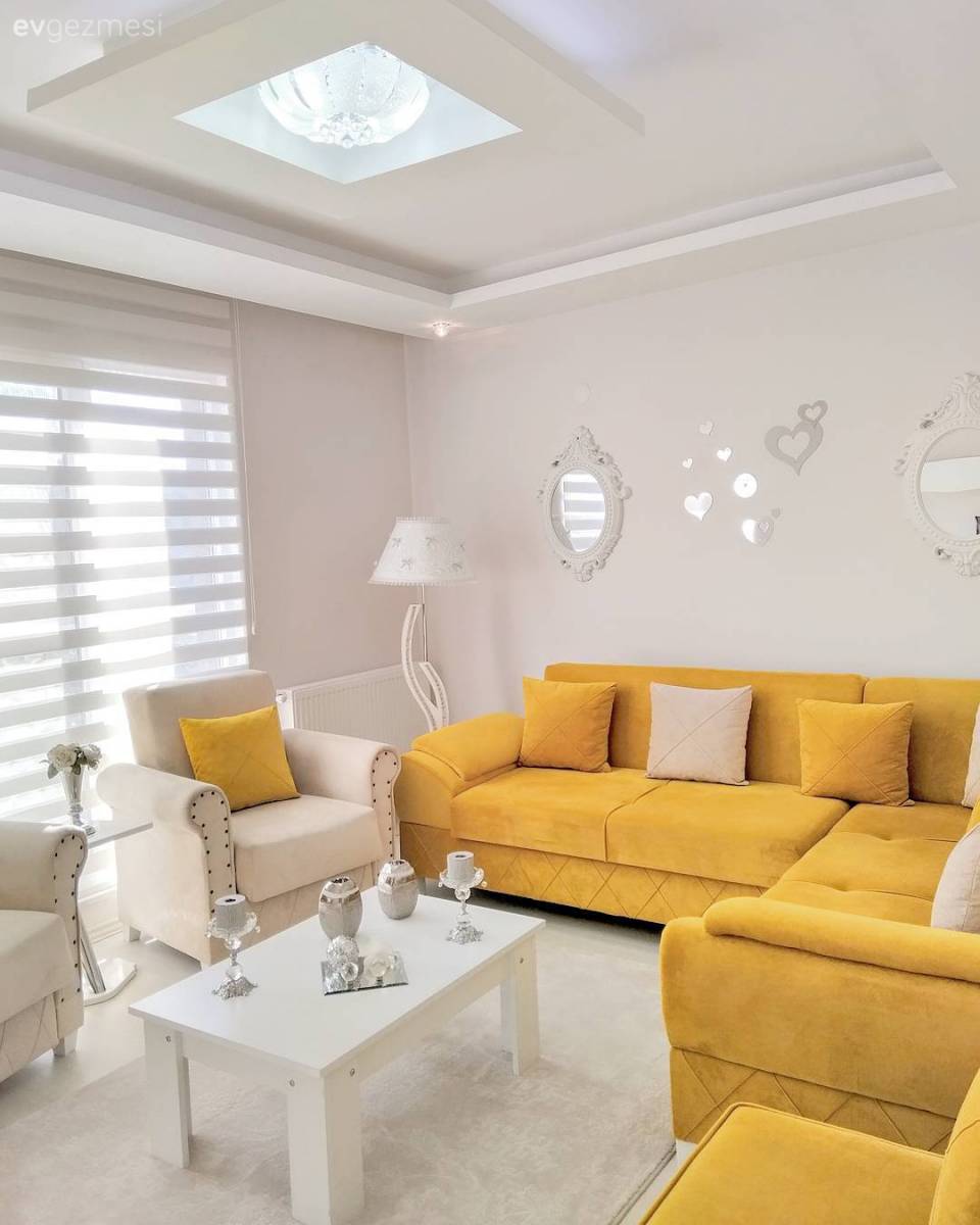 Bu göz alıcı evin dekoru klasiğe modern bir yorum getiriyor. 