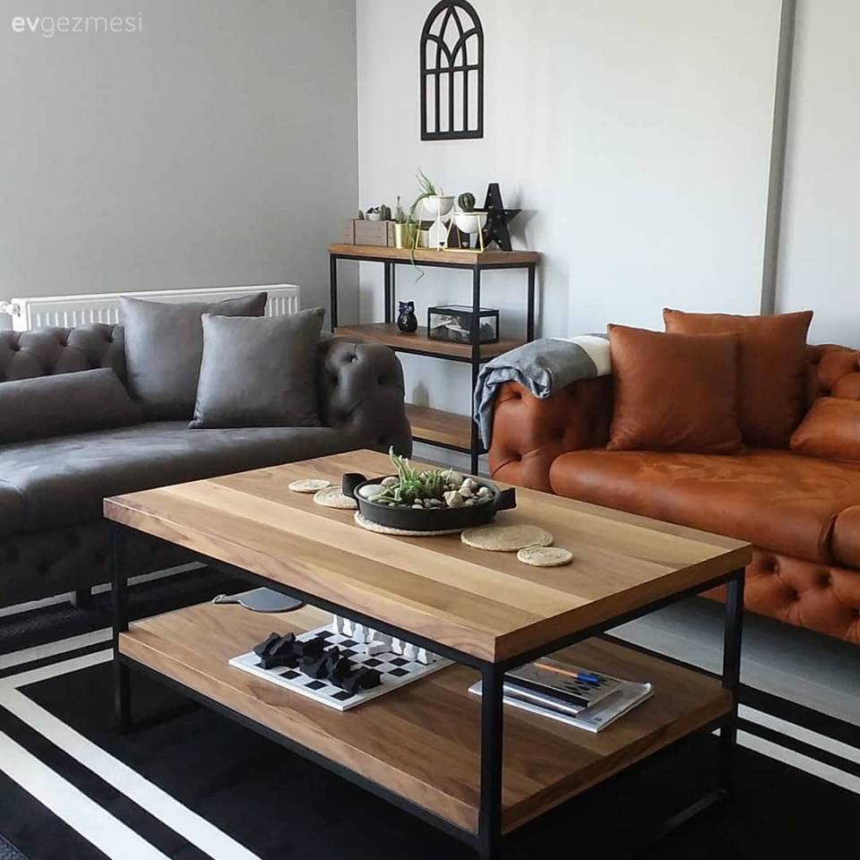 Yanık Turuncu ve Grinin Sıcak Enerjisi: Birsen Hanım'ın Şahane Dekoru