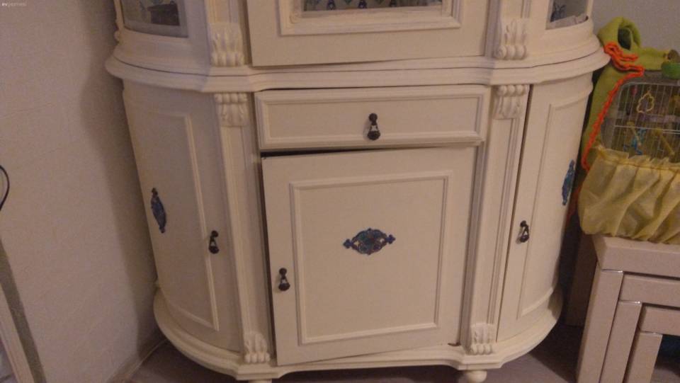 vintage boyama vitrin