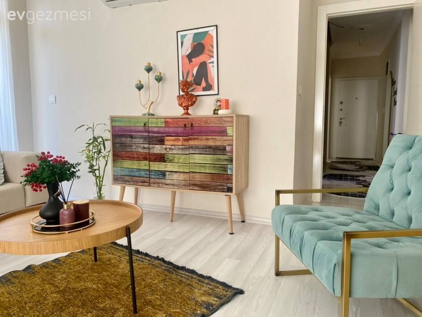 Bu Antalya Evinde Modern Stile Rustik Detaylar Karışmış