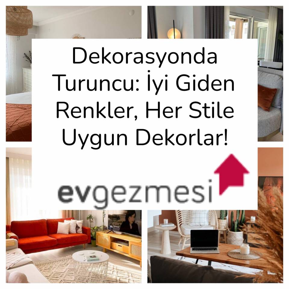 Dekorasyonda Turuncu: İyi Giden Renkler, Her Stile Uygun Dekorlar