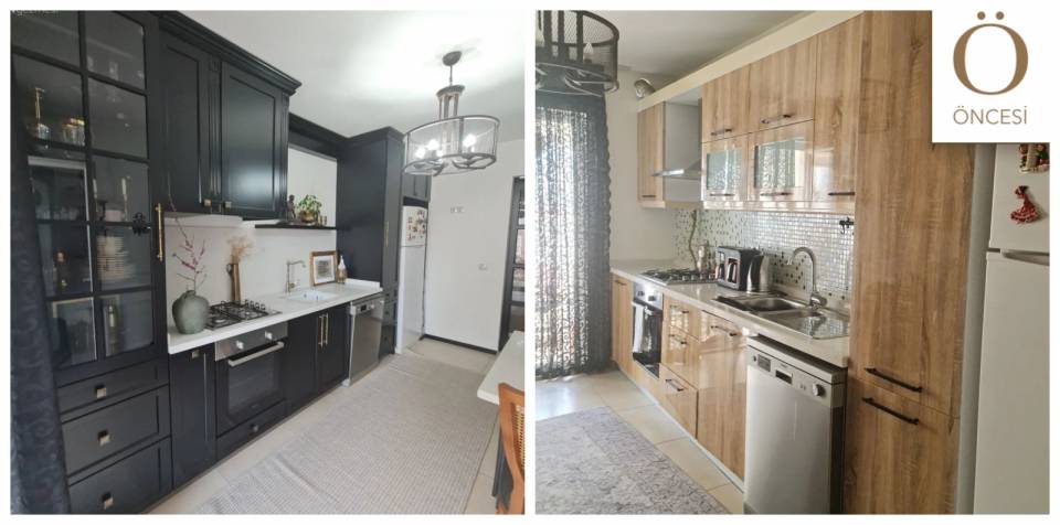 Öncesi&Sonrası: Çok Sıradan Dolaplardan Sofistike Şıklığa Yolculuk!
