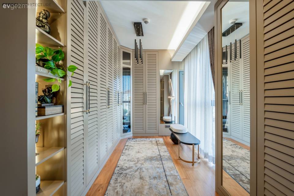 Size İlham Verecek 40+ Giyinme Odası Fikri ve Modeli