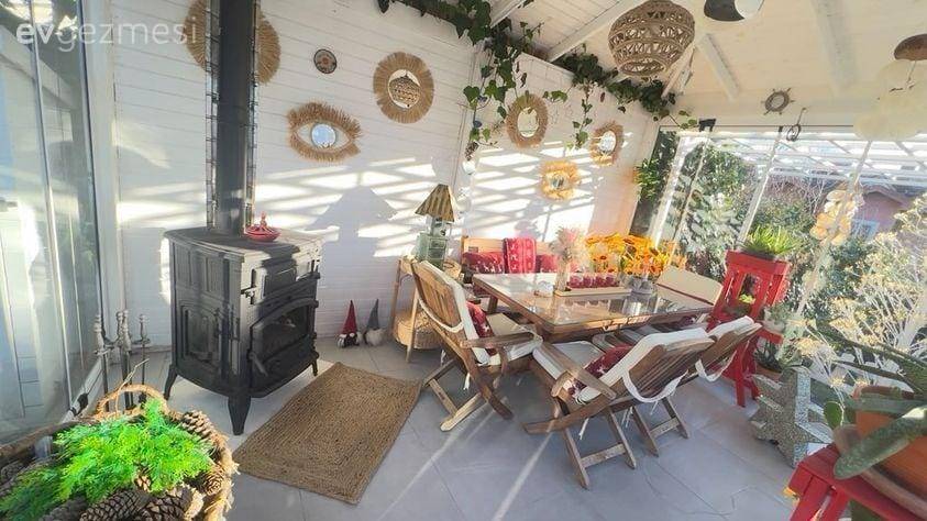 Bu Kış Bahçesi Ortamıyla Keyifli Anları Garantilemiş!