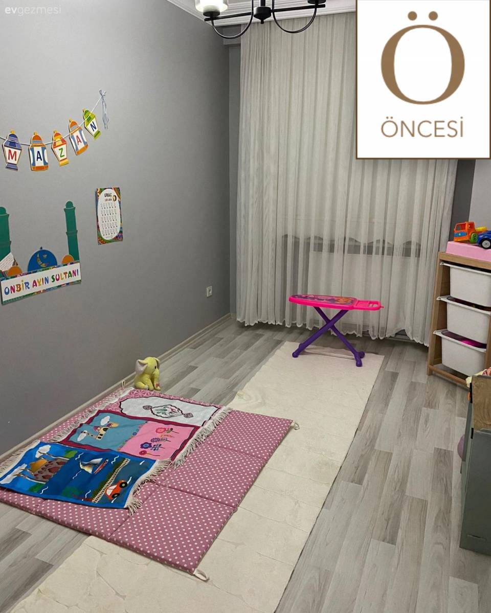 Öncesi&Sonrası: Maviyi Çok Seven Bu Odada Duvarlar Boş Kalmamış