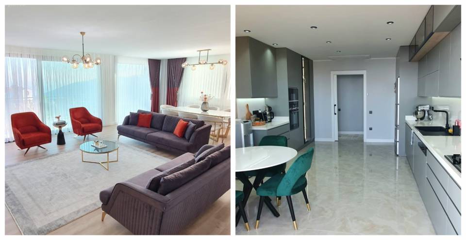 Bu Antalya Evinde Modern Stil Canlı Vurgularla Albeni Kazanmış!