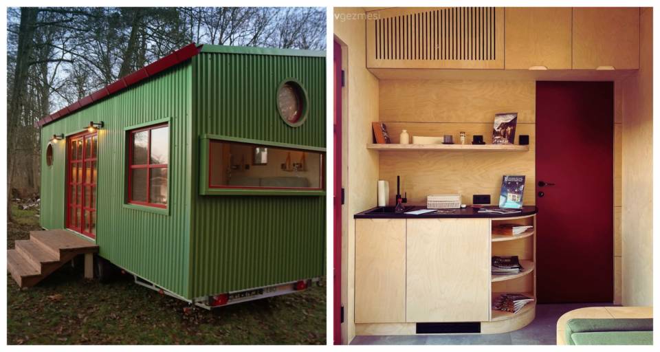 Tiny House Düşünenlere İyi Fikirlerle Dolu 13 M2'lik  Karavan Ev