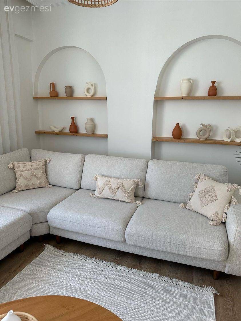 İki Kubbe Tipi Duvar Nişi Ortamın Havasını Nasıl da Değiştirmiş!